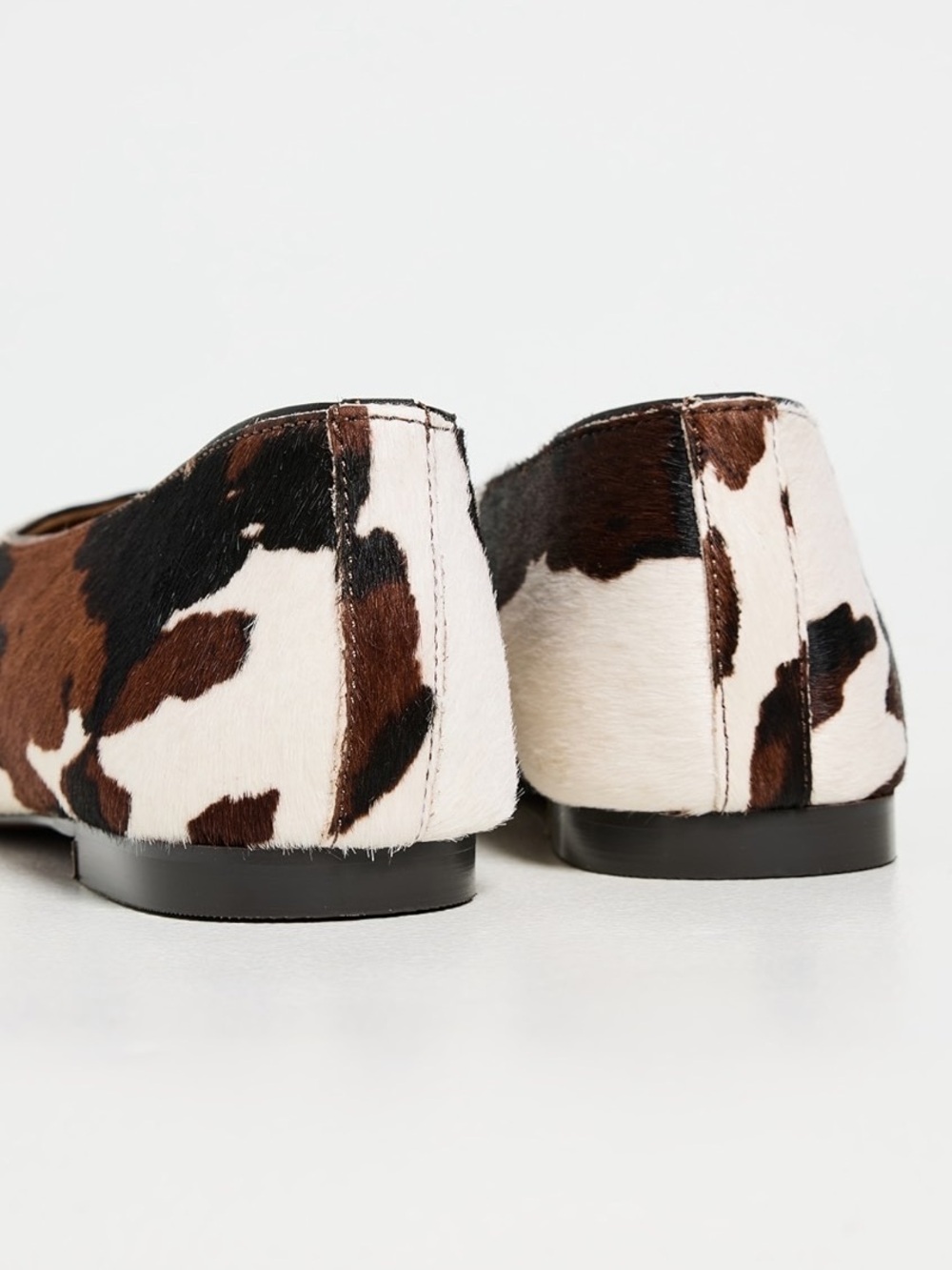 NEW Madewell The Mylie Ballet Flat in Dark Carob Multi (Cow Print Haircalf) - Picture 5 of 14
